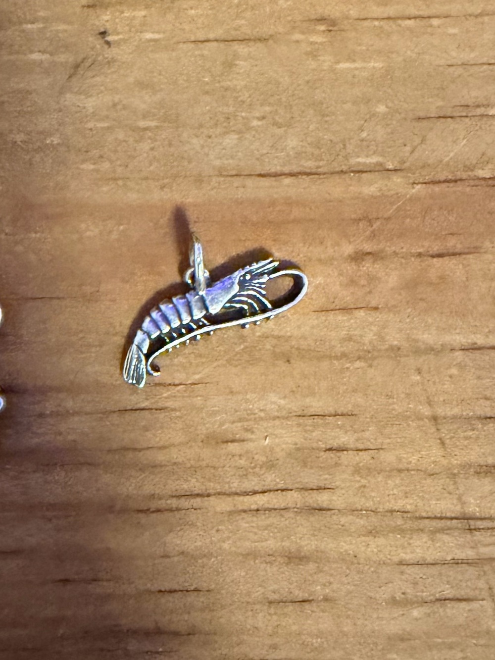 Retired James Avery Silver Shrimp Charm